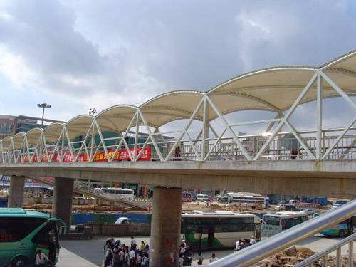 天桥连廊膜结构